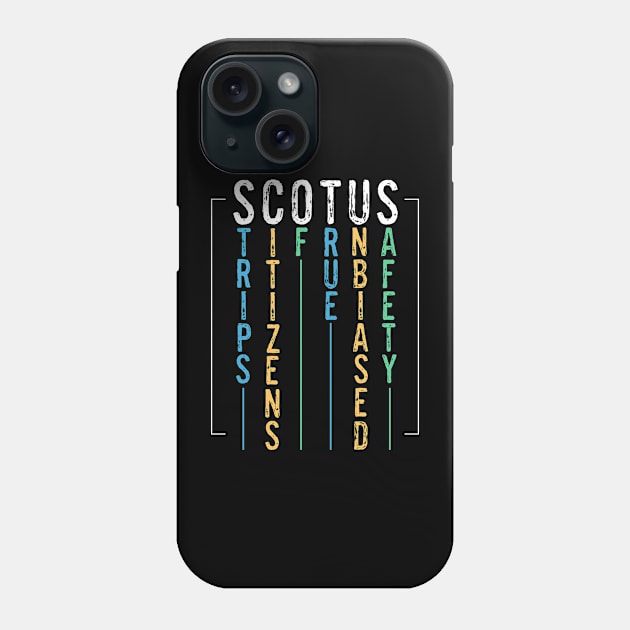 Supreme SCOTUS Court Strips Citizens Of True Unbiased Safety Woman's Choice Phone Case by egcreations