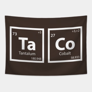 Taco (Ta-Co) Periodic Table Tapestry