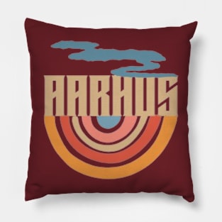 AARHUS Colourful Rainbow Pillow