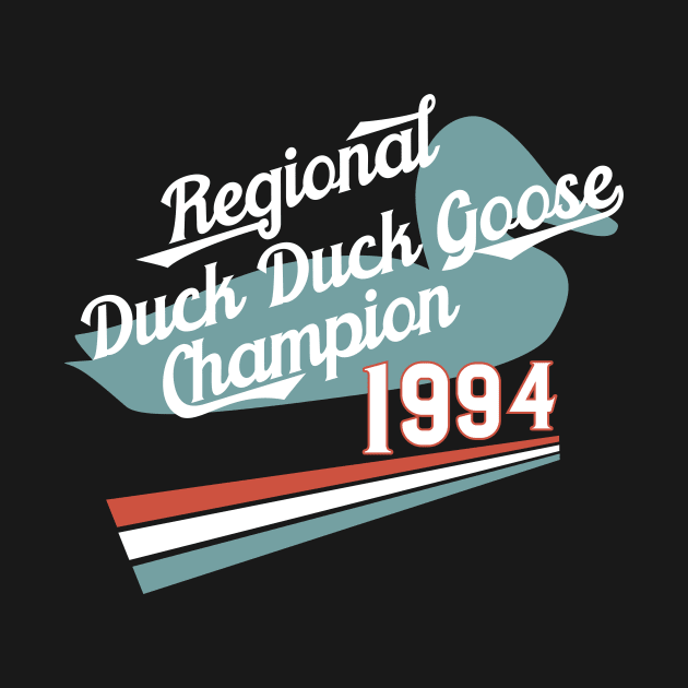 Nostalgia 90s Duck Duck Goose T-Shirt by LovableDuck