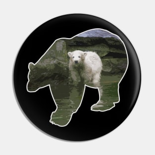 polar bear design Pin