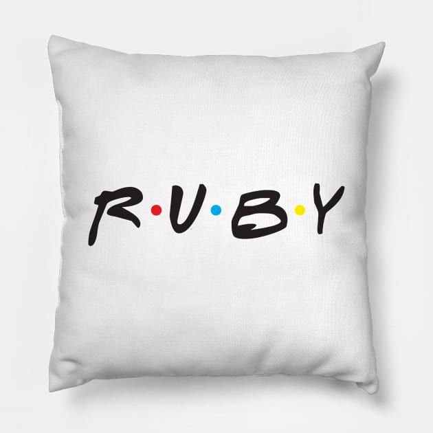 RUBY Pillow by Motiejus