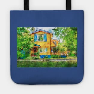 Gingerbread Cottage 18 Tote