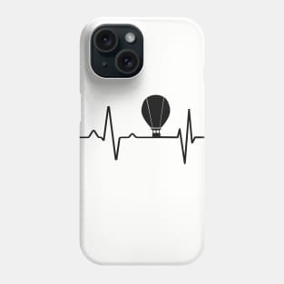 Hot Air Balloon Balloonist Pulse Stroke Phone Case