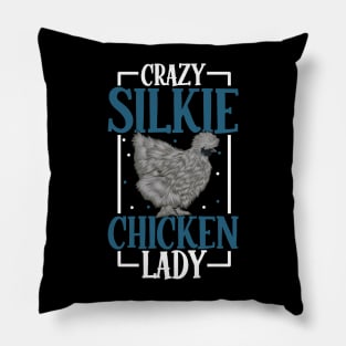 I love my Silkie Chicken - Cluck Yeah Pillow