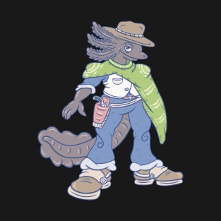 axolotl cowboy T-Shirt