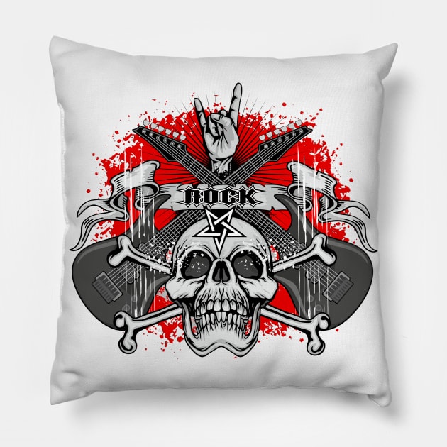 Forever Rock Pillow by black8elise