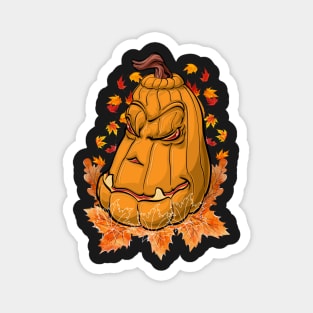 Trick or treat Spooky October Pumpkin Magnet