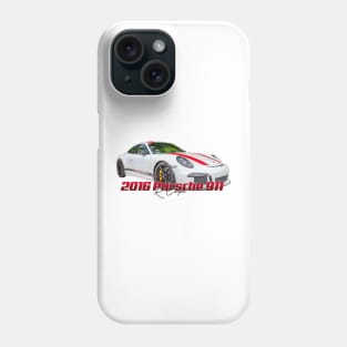 2016 Porsche 911 R Coupe Phone Case