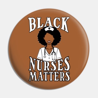 Black Nurse Matters Pin