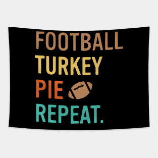 Football Turkey Nap Repeat Tapestry