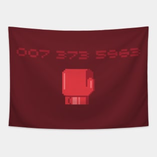 Punch Out Code Tapestry