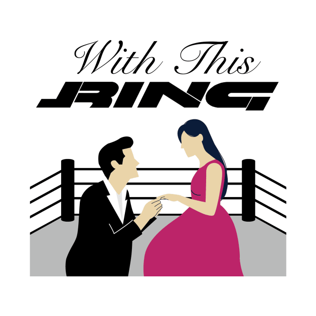 With This Ring Logo by Place to Be Wrestling Network