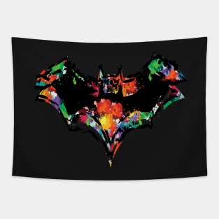 Bat paint splash Tapestry