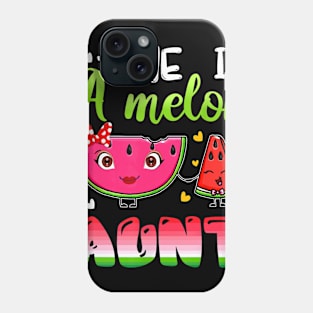 One In A Melon Aunt Shirt Funny Watermelon Phone Case