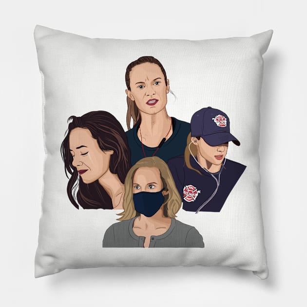 Maya Bishop Pillow by sapb-artwork