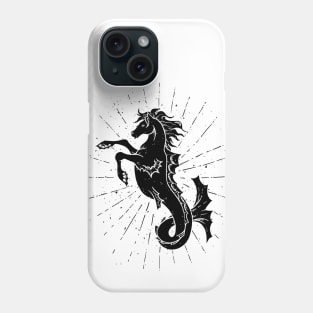 Seahorse Illustration Phone Case