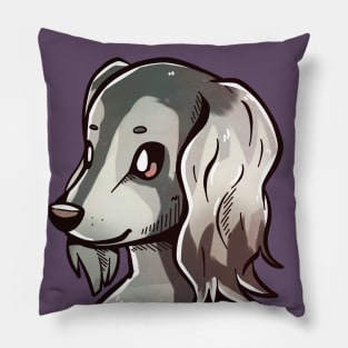 Pocket Cute Saluki Dog Pillow