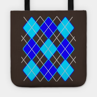 Argyle Pattern Tote