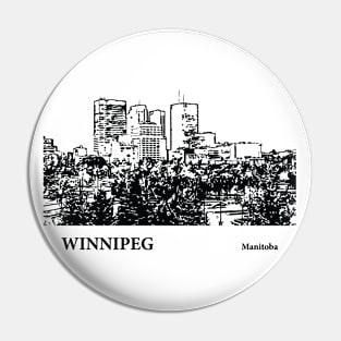 Winnipeg - Manitoba Pin