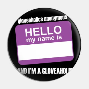 Hello. My name is... (purple badge & white text) Pin