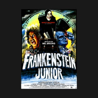 Frankenstein Junior (Young Frankenstein) - Vintage Movie Poster of the 1974 Comedy Horror Film T-Shirt