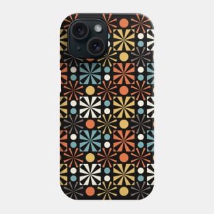 Funky Retro Sunburst Pattern Phone Case