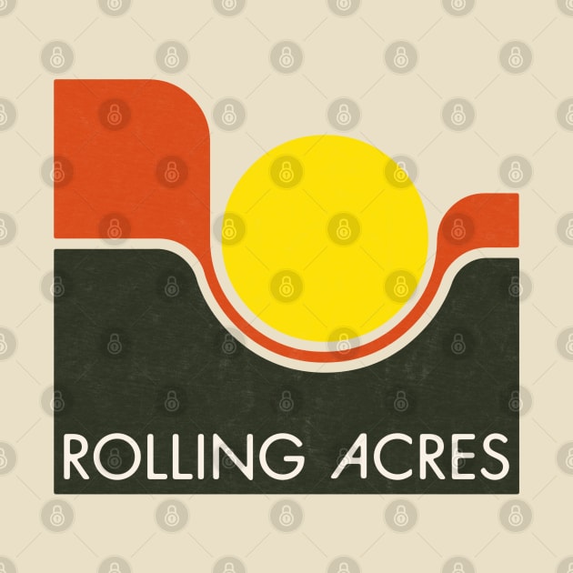 Rolling Acres Mall 70s Logo - Distressed by Turboglyde