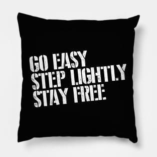 THE CLASH GO EASY STEP LIGHTLY STAY FREE Pillow