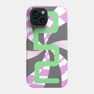 rhythm line, Time Phone Case