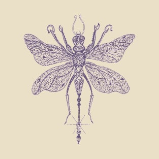 Violet Dragonfly T-Shirt