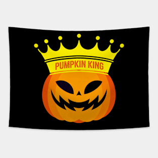 Pumpkin King Funny Halloween Shirt Season Scary Costume Tapestry