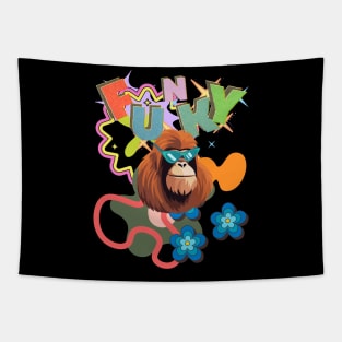 Funky Monkey Tapestry