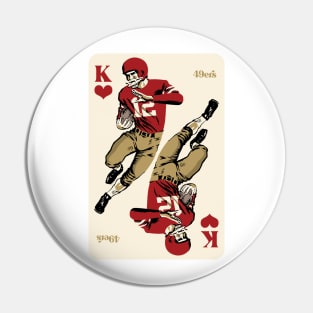 San Francisco 49ers King of Hearts Pin