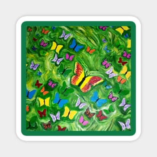 Ascending Butterflies Magnet