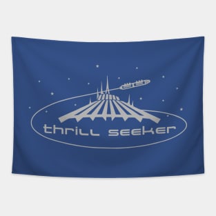 Space Mountain - Thrill Seeker shirt design By Kelly Design Company Tapestry