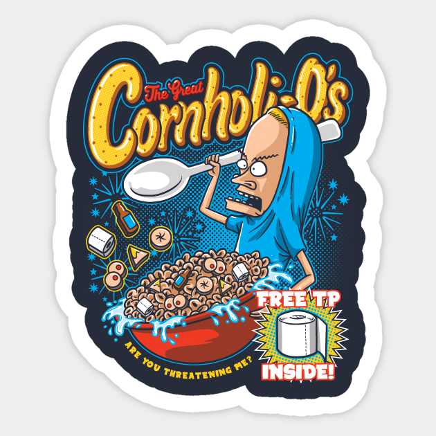 Cornholi-Os - Beavis And Butthead - Sticker