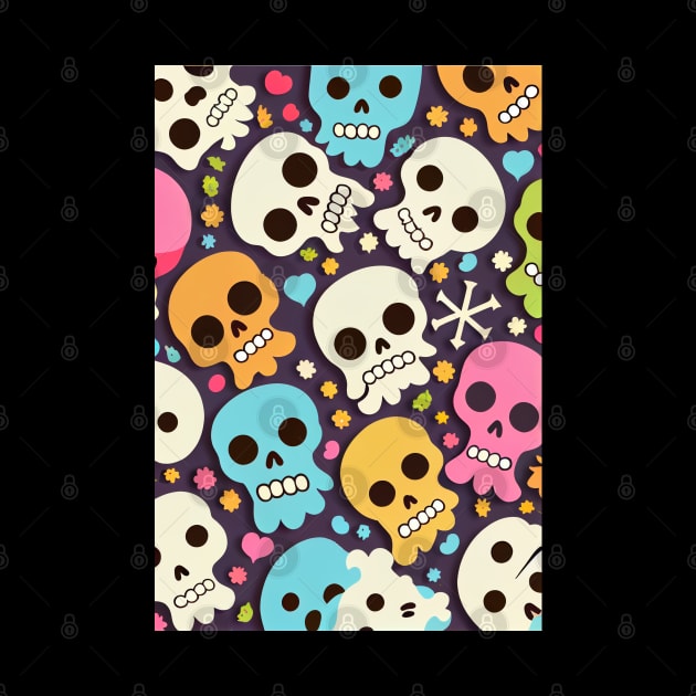 Candy Skull Case by TechnoBubble