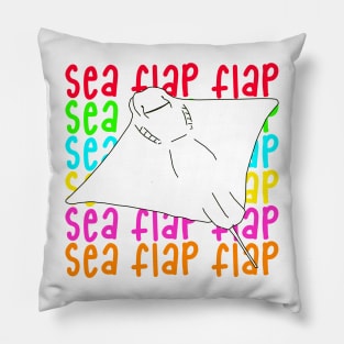 Sea Flap Flap Pillow