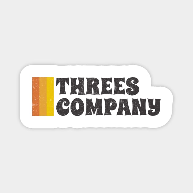 Vintage Threes Company Magnet by Fairy1x