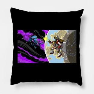 Space Kid and Squiddy Pillow