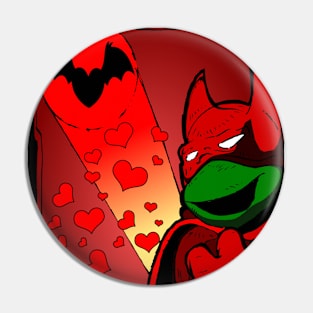 Bat Turtle Valentine's Day Batturtle Pin