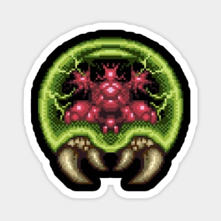 Angry Space Hat Magnet