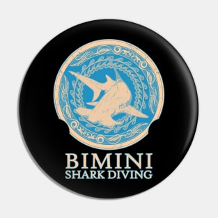 Hammerhead Shark Diving Bimini Pin