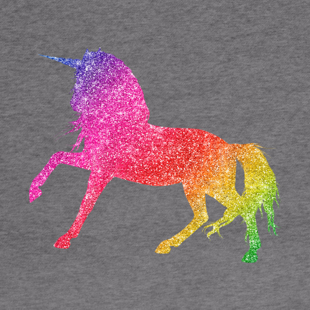 Rainbow Glitter Unicorn Rainbow Hoodie Teepublic