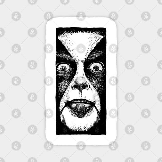 Abbath Magnet by PeligroGraphics