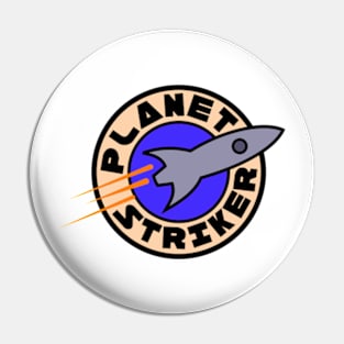 Retro Planet Striker Pin