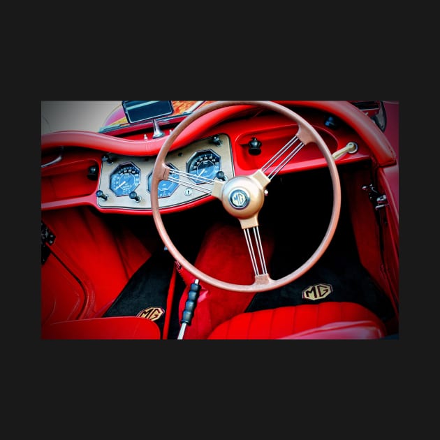 MG TA Classic Sports Car Interior by Andy Evans Photos