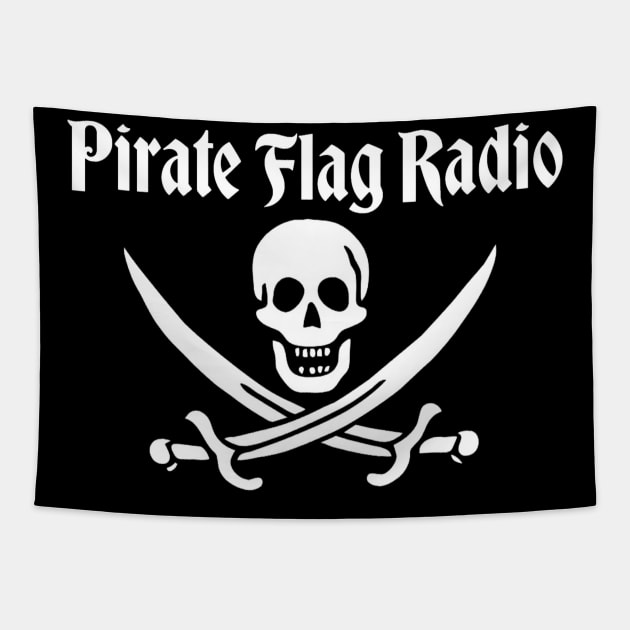 WPFR JOLLY ROGER Tapestry by PIRATE FLAG RADIO WPFR