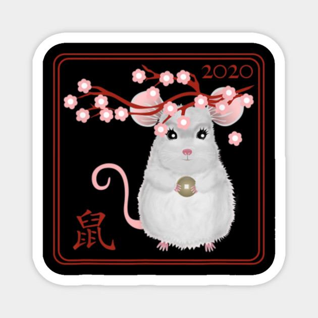 Chinese New Year Of The Rat 2020 2021 The White Metal Mouse